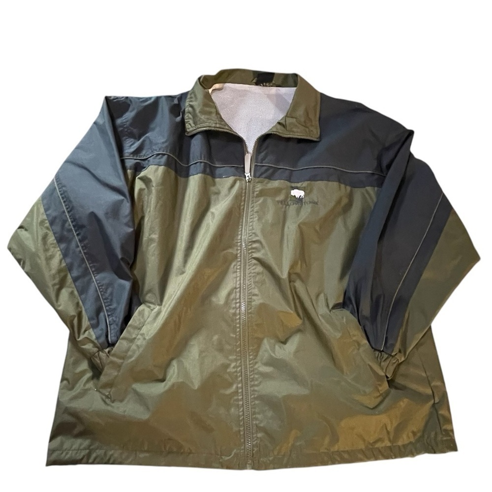 Yellowstone Men's Front Zip Windbreaker Jacket, Size XXL